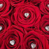 Aubrey Medium Heart Box - Preserved Roses