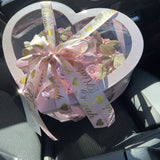 Aubrey Double Boxed Grandiose Heart (29-35 Preserved Roses)