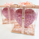 'Heart's Desire' Light Up LED Pink Boxed Heart