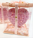 'Heart's Desire' Light Up LED Pink Boxed Heart