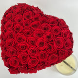 Grand Heart Box (75-90 Preserved Roses)