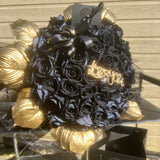 Love You Black Velvet Rose Bouquet