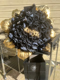 Love You Black Velvet Rose Bouquet