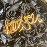 Love You Black Velvet Rose Bouquet