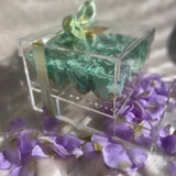 Tiffany Green Long Life Roses Jewellery Box - Sale