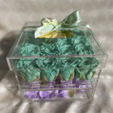 Tiffany Green Long Life Roses Jewellery Box - Sale