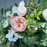 Spring Greens Front Door Wreath - Sale