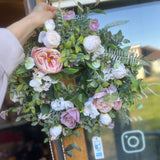 Spring Greens Front Door Wreath - Sale