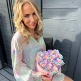 Aubrey Medium Heart Box - Preserved Roses