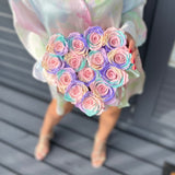 Aubrey Medium Heart Box - Preserved Roses