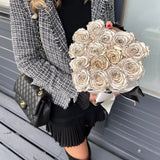 Aubrey Medium Heart Box - Preserved Roses