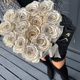 Aubrey Medium Heart Box - Preserved Roses