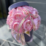 Pink Peony Bomb - Artifical Silk Peony Flowers