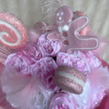 'Santa Baby' Pink Christmas Artificial Bouquet - Sale