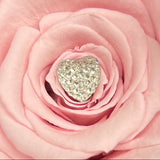 Indulgence Pink Preserved Roses Pink Velvet Box (Large)
