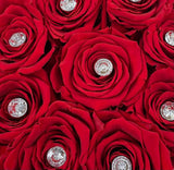 'Love Heart' Flower Box Large (36-42 Long Life Roses)