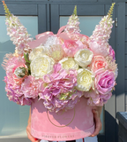 'Wild Blooms' Artificial Silk (Faux Flowers) Boxed Arrangement - Feature Collection