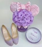 Mouse Ears & Bow Cupcake Preserved Box