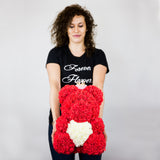'Rose Teddy Bears' SMALL & LARGE - Foam Roses