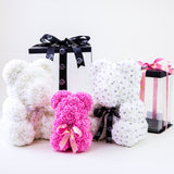 'Rose Teddy Bears' SMALL & LARGE - Foam Roses