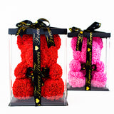 'Rose Teddy Bears' SMALL & LARGE - Foam Roses