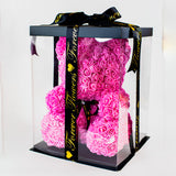 'Rose Teddy Bears' SMALL & LARGE - Foam Roses