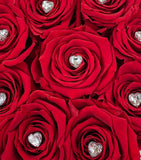 Opulence Bling Large Heart or Round Box (32-42 Preserved Roses)