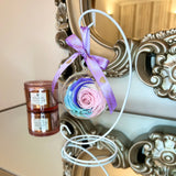 Suspended Rose Pendant Set