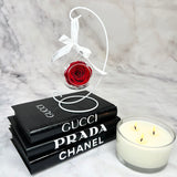 Suspended Rose Pendant Set