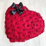 Grand Heart Box (75-90 Preserved Roses)