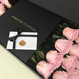 'Sloane' 24 Roses in a Case - Preserved Roses