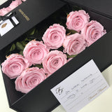 'Sloane' 24 Roses in a Case - Preserved Roses