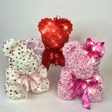 'Turn Up The Twinkle' Large Rose Bear