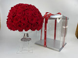 Champs-Élysées Preserved Rose Vase Arrangement