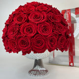 Champs-Élysées Preserved Rose Vase Arrangement