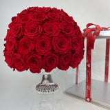 Champs-Élysées Preserved Rose Vase Arrangement
