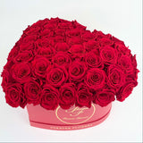 Grand Heart Box (75-90 Preserved Roses)