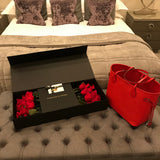 'Sloane' 24 Roses in a Case - Preserved Roses