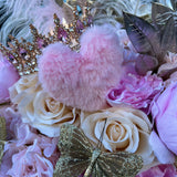 'Royal Affair' XL Artificial Silk Heart Box