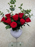 'Fantasia' Preserved Arrangement Glass Vase Set