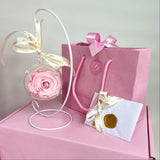 Suspended Rose Pendant Set