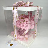 Butterfly Cupcake Luxury Preserved Rose Box