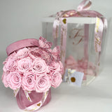 Butterfly Cupcake Luxury Preserved Rose Box