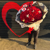 'Camelot Infini Fausse' LARGE Bouquet - Artificial Silk (Faux Flowers