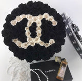 Opulence Bling Large Heart or Round Box (32-42 Preserved Roses)