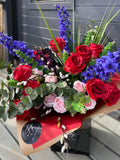 'Manhattan' Artificial Silk (Faux Flower) Bouquet LARGE