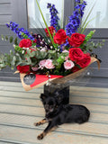 'Manhattan' Artificial Silk (Faux Flower) Bouquet LARGE