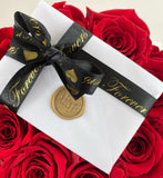 'Magnifico' 6 (or 12) Preserved Roses & Chocolates Gift Set