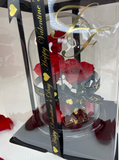 Bellissimo Hearts Glass Dome - LARGE