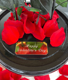 Bellissimo Hearts Glass Dome - LARGE